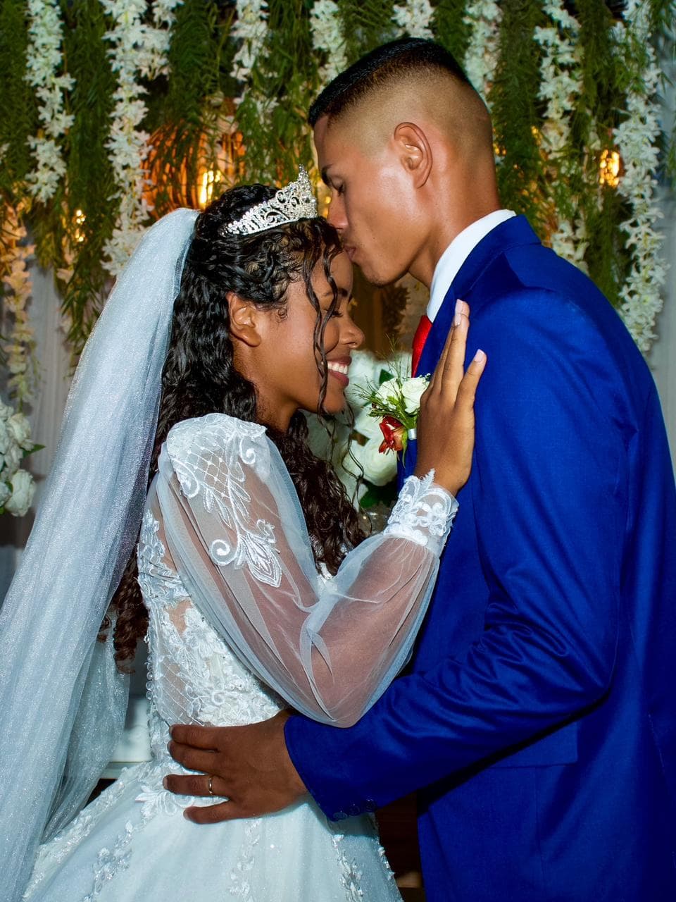 Momento íntimo do casal